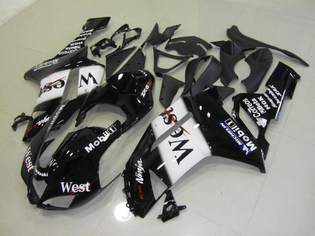 2007-2008 West Kawasaki ZX6R Bike Fairings 2007-2008 West Kawasaki ZX6R Bike Fairings