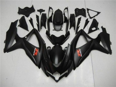 2008-2010 Black Suzuki GSXR 600/750 Motorcycle Fairings