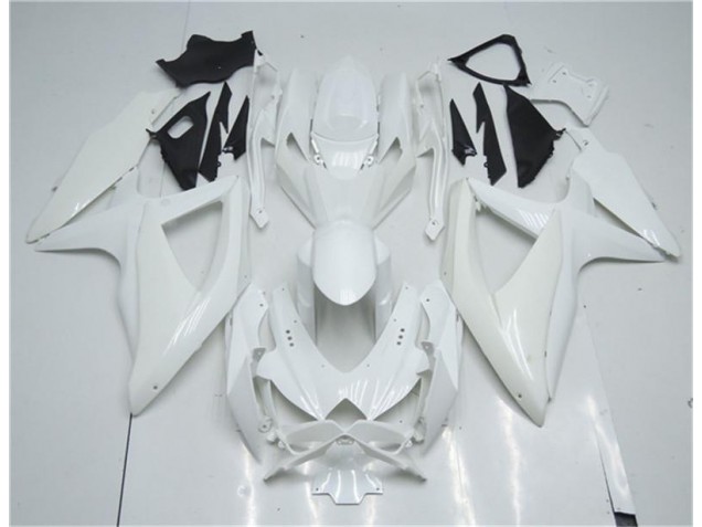 2008-2010 White Suzuki GSXR 600/750 Motorcycle Fairings 2008-2010 White Suzuki GSXR 600/750 Motorcycle Fairings