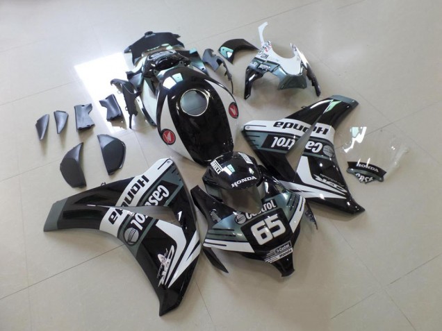 2008-2011 Black Castrol 65 Honda CBR1000RR Motorcycle Fairings 2008-2011 Black Castrol 65 Honda CBR1000RR Motorcycle Fairings