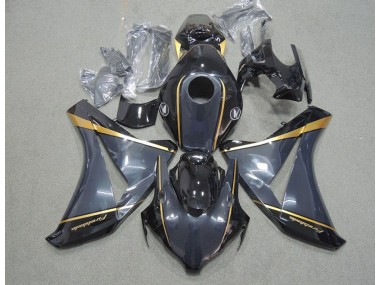 2008-2011 Black Gold Fireblade Honda CBR1000RR Motorbike Fairing Kits