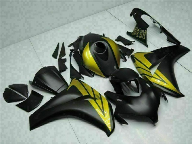 2008-2011 Black Gold Honda CBR1000RR Replacement Motorcycle Fairings 2008-2011 Black Gold Honda CBR1000RR Replacement Motorcycle Fairings