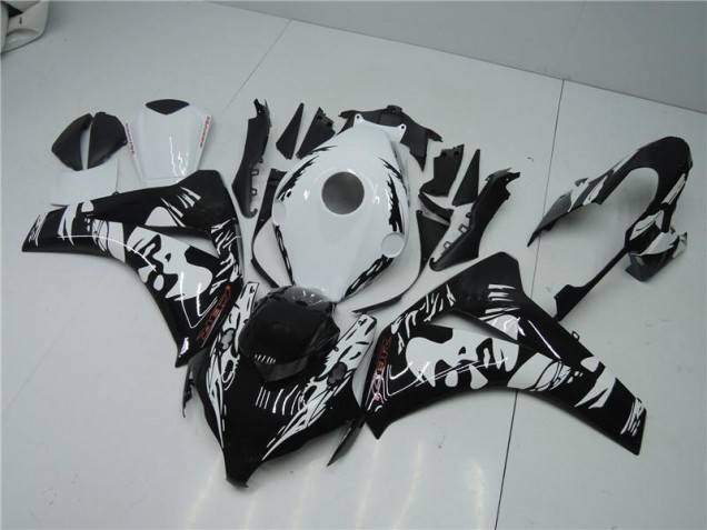 2008-2011 Black White Honda CBR1000RR Motorbike Fairing 2008-2011 Black White Honda CBR1000RR Motorbike Fairing