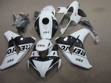 2008-2011 Black White Repsol Honda CBR1000RR Replacement Motorcycle Fairings