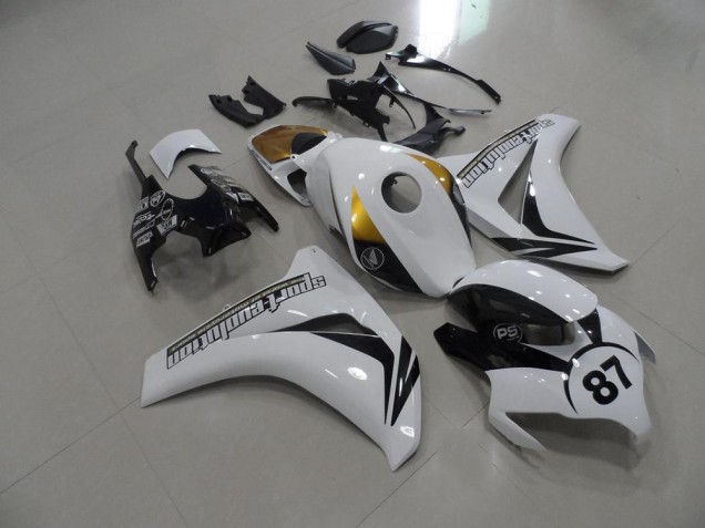 2008-2011 Black and White and Gold Honda CBR1000RR Bike Fairings 2008-2011 Black and White and Gold Honda CBR1000RR Bike Fairings