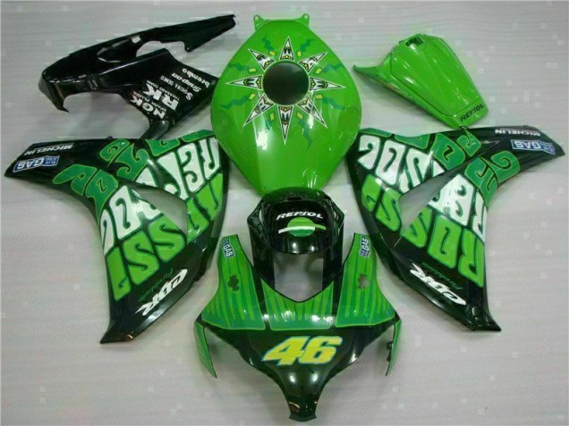 2008-2011 Green Honda CBR1000RR Motorbike Fairing 2008-2011 Green Honda CBR1000RR Motorbike Fairing