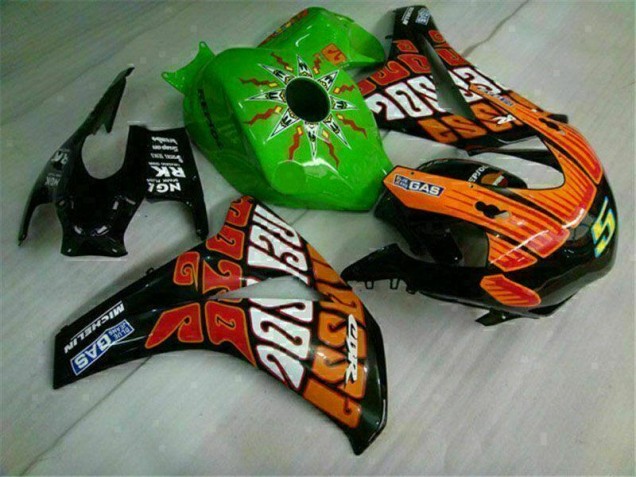 2008-2011 Green Orange Honda CBR1000RR Motorcycle Fairings Kits 2008-2011 Green Orange Honda CBR1000RR Motorcycle Fairings Kits