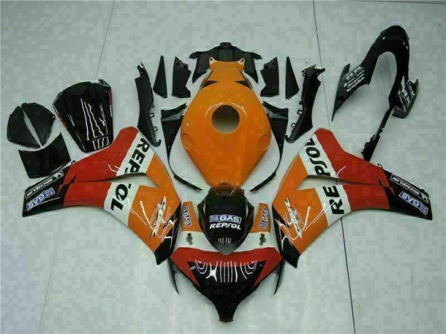 2008-2011 Orange Repsol Honda CBR1000RR Bike Fairing Kit 2008-2011 Orange Repsol Honda CBR1000RR Bike Fairing Kit