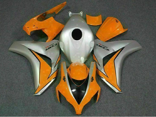 2008-2011 Orange Silver Honda CBR1000RR Motorcycle Bodywork 2008-2011 Orange Silver Honda CBR1000RR Motorcycle Bodywork