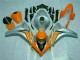 2008-2011 Orange Silver Honda CBR1000RR Motorcycle Fairings 2008-2011 Orange Silver Honda CBR1000RR Motorcycle Fairings