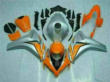 2008-2011 Orange Silver Honda CBR1000RR Motorcycle Fairings