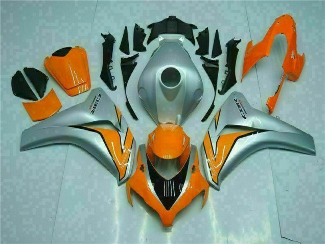 2008-2011 Orange Silver Honda CBR1000RR Motorcycle Fairings 2008-2011 Orange Silver Honda CBR1000RR Motorcycle Fairings