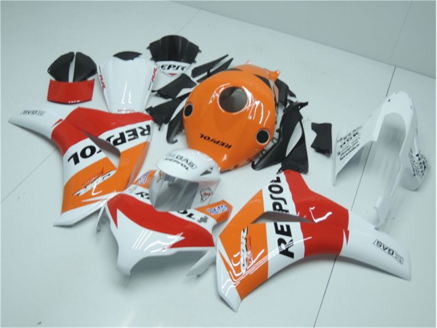 2008-2011 Orange White Red Repsol Honda CBR1000RR Motorcycle Fairing Kits 2008-2011 Orange White Red Repsol Honda CBR1000RR Motorcycle Fairing Kits