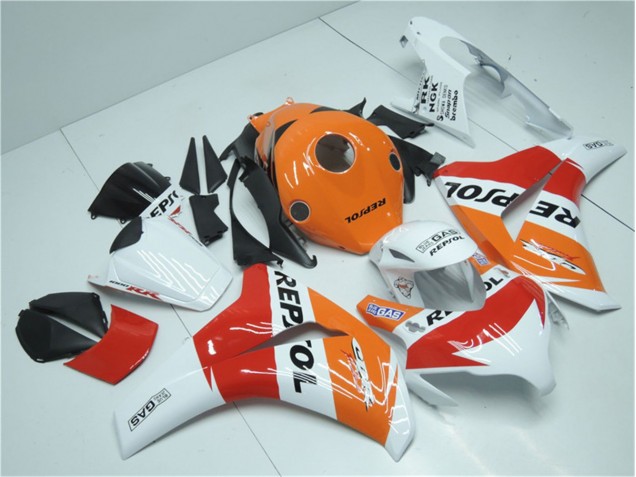 2008-2011 Orange White Red Repsol Honda CBR1000RR Motorcycle Fairing Kits 2008-2011 Orange White Red Repsol Honda CBR1000RR Motorcycle Fairing Kits