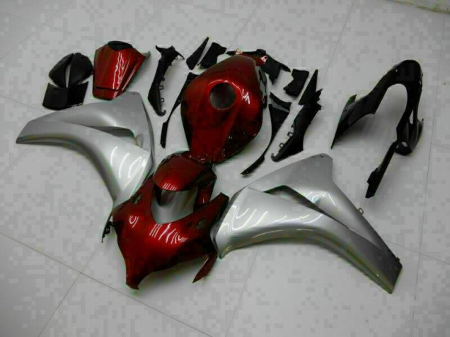 2008-2011 Red Silver Honda CBR1000RR Replacement Motorcycle Fairings 2008-2011 Red Silver Honda CBR1000RR Replacement Motorcycle Fairings