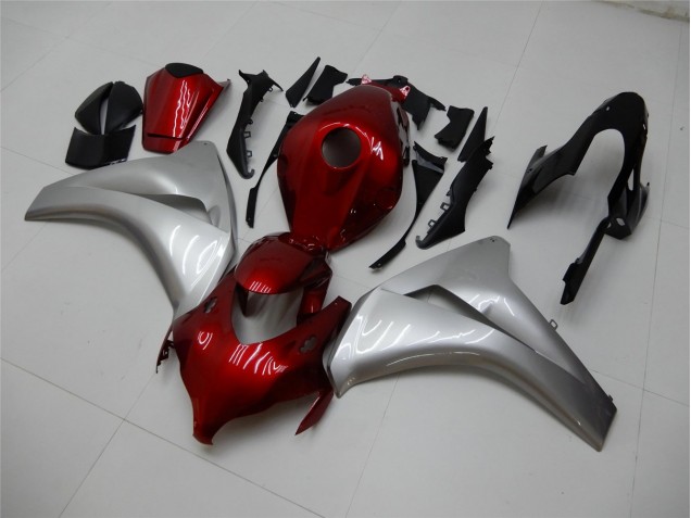 2008-2011 Red Silver Honda CBR1000RR Motorbike Fairings 2008-2011 Red Silver Honda CBR1000RR Motorbike Fairings
