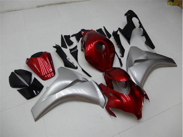 2008-2011 Red Silver Honda CBR1000RR Motorbike Fairings 2008-2011 Red Silver Honda CBR1000RR Motorbike Fairings