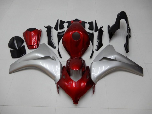 2008-2011 Red Silver Honda CBR1000RR Motorbike Fairings 2008-2011 Red Silver Honda CBR1000RR Motorbike Fairings