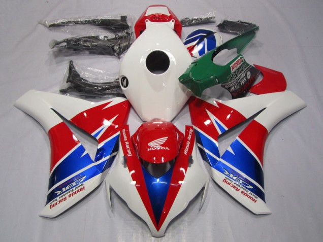 2008-2011 Red White Blue Honda CBR1000RR Motorcycle Fairing 2008-2011 Red White Blue Honda CBR1000RR Motorcycle Fairing