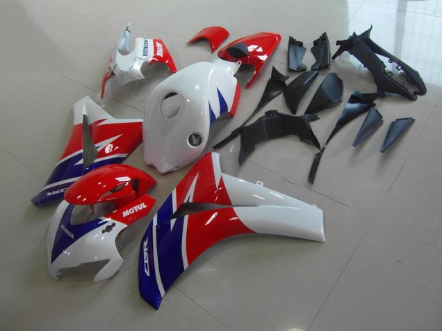 2008-2011 Red White Blue Motul Honda CBR1000RR Replacement Motorcycle Fairings 2008-2011 Red White Blue Motul Honda CBR1000RR Replacement Motorcycle Fairings