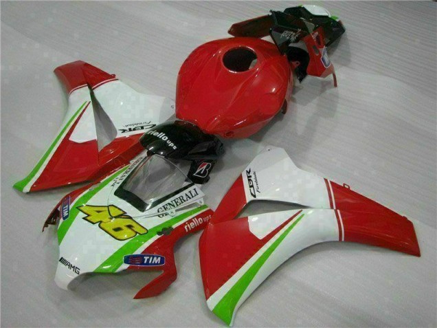 2008-2011 Red White Honda CBR1000RR Bike Fairings 2008-2011 Red White Honda CBR1000RR Bike Fairings
