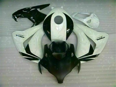 2008-2011 White Black Honda CBR1000RR Motorcycle Fairings