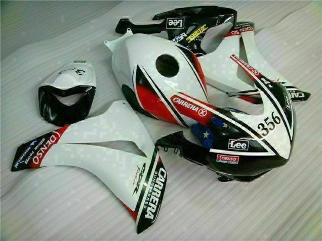 2008-2011 White Black Honda CBR1000RR Motorcycle Fairings & Plastics 2008-2011 White Black Honda CBR1000RR Motorcycle Fairings & Plastics