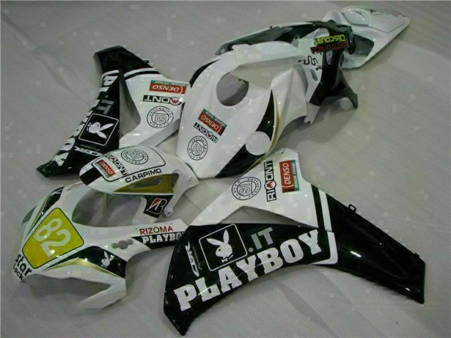 2008-2011 White Black Playboy Honda CBR1000RR Motorcycle Fairings & Bodywork 2008-2011 White Black Playboy Honda CBR1000RR Motorcycle Fairings & Bodywork