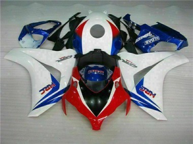 2008-2011 White Blue Honda CBR1000RR Bike Fairing & Plastics