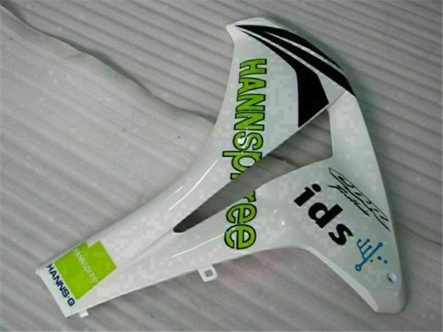 2008-2011 White Green Hannspree 84 Honda CBR1000RR Motorcycle Bodywork 2008-2011 White Green Hannspree 84 Honda CBR1000RR Motorcycle Bodywork
