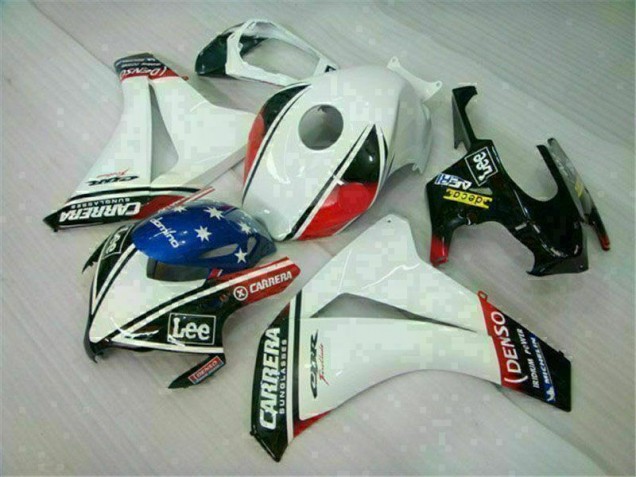 2008-2011 White Honda CBR1000RR Motorcycle Fairings & Plastics 2008-2011 White Honda CBR1000RR Motorcycle Fairings & Plastics