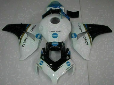 2008-2011 White Honda CBR1000RR Motorcycle Fairings Kit
