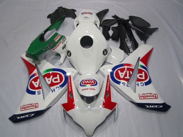 2008-2011 White Red PATA Honda CBR1000RR Motor Fairings 2008-2011 White Red PATA Honda CBR1000RR Motor Fairings