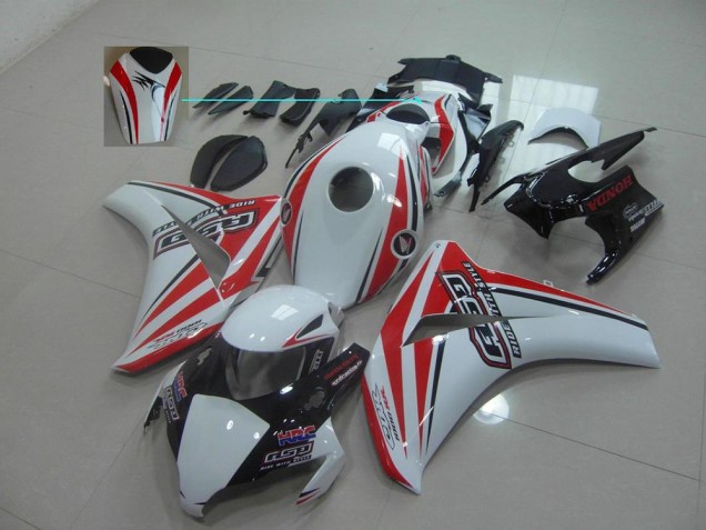 2008-2011 White Red Rsd Honda CBR1000RR Motorcycle Fairing Kit 2008-2011 White Red Rsd Honda CBR1000RR Motorcycle Fairing Kit