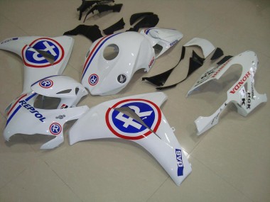 2008-2011 White Repsol Honda CBR1000RR Motorcycle Fairing Kits