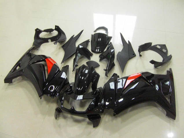 2008-2012 Black Kawasaki ZX250R Motorcycle Fairings 2008-2012 Black Kawasaki ZX250R Motorcycle Fairings