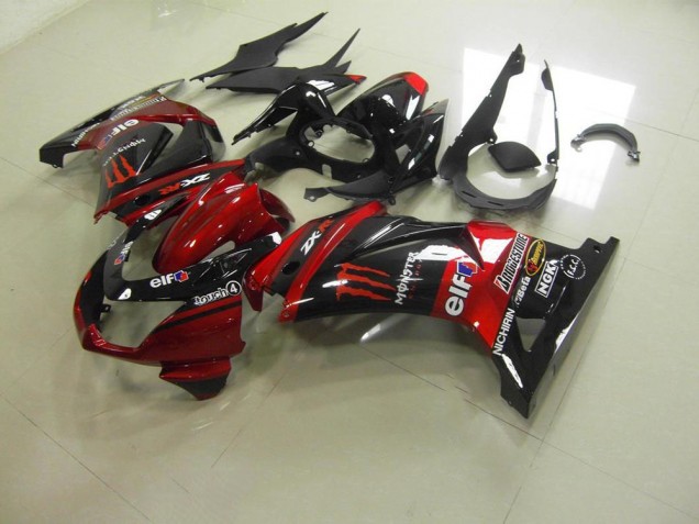 2008-2012 Candy Red Monster Kawasaki ZX250R Motorbike Fairing 2008-2012 Candy Red Monster Kawasaki ZX250R Motorbike Fairing
