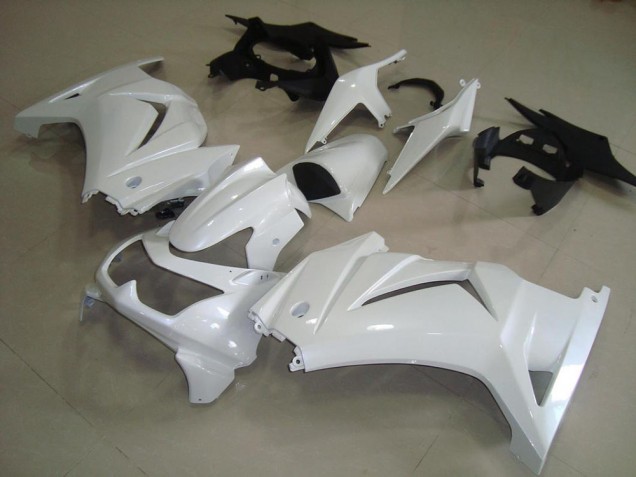 2008-2012 Pearl White Kawasaki ZX250R Motorcycle Fairings Kits 2008-2012 Pearl White Kawasaki ZX250R Motorcycle Fairings Kits