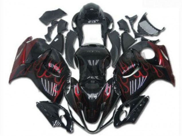 2008-2019 Black Red Suzuki Hayabusa GSXR1300 Motorcycle Fairings 2008-2019 Black Red Suzuki Hayabusa GSXR1300 Motorcycle Fairings