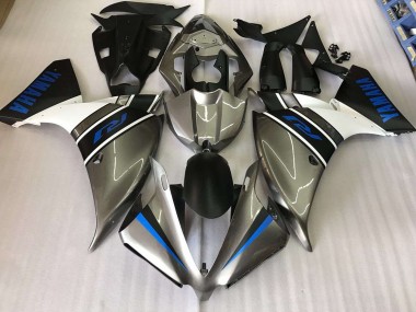 2009-2011 Silver Blue Yamaha YZF R1 Replacement Fairings