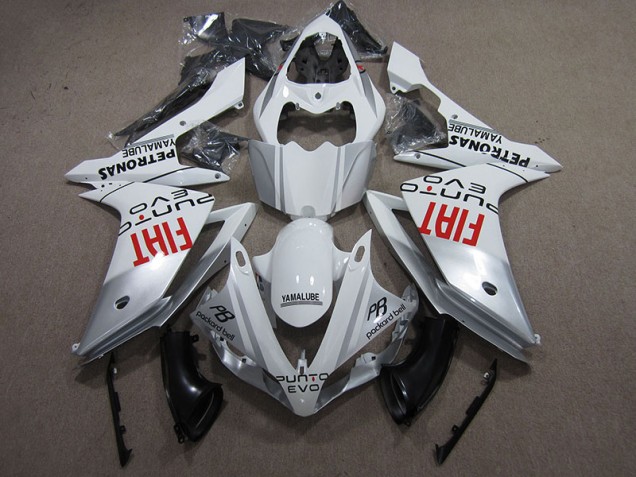 2009-2011 White Black PB Red Fiat Yamaha YZF R1 Motorcycle Fairing Kits 2009-2011 White Black PB Red Fiat Yamaha YZF R1 Motorcycle Fairing Kits