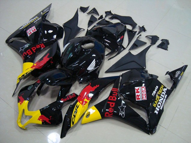2009-2012 Black Red Bull Honda CBR600RR Replacement Fairings 2009-2012 Black Red Bull Honda CBR600RR Replacement Fairings