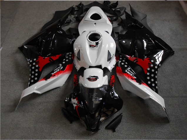 2009-2012 Black White Red Honda CBR600RR Motorbike Fairing Kits 2009-2012 Black White Red Honda CBR600RR Motorbike Fairing Kits