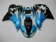 2009-2012 Blue Black Kawasaki ZX6R Motorcycle Fairings 2009-2012 Blue Black Kawasaki ZX6R Motorcycle Fairings