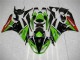 2009-2012 Green Black Red Kawasaki ZX6R Bike Fairing 2009-2012 Green Black Red Kawasaki ZX6R Bike Fairing