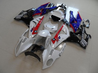 2009-2014 White Blue Red Becker Carbon BMW S1000RR Motorcycle Fairings