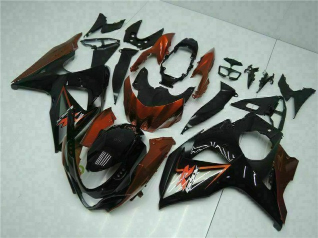 2009-2016 Brown Black Suzuki GSXR1000 Bike Fairing Kit 2009-2016 Brown Black Suzuki GSXR1000 Bike Fairing Kit