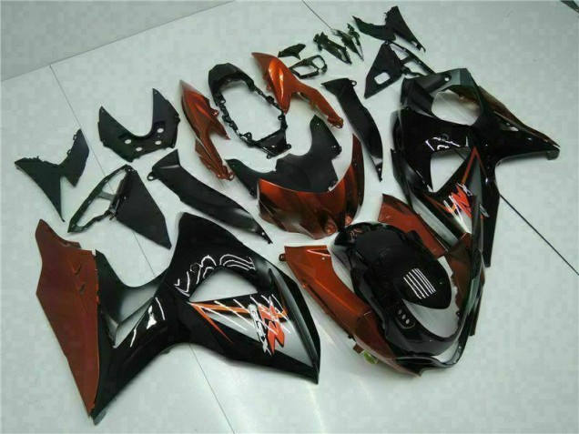 2009-2016 Brown Black Suzuki GSXR1000 Bike Fairing Kit 2009-2016 Brown Black Suzuki GSXR1000 Bike Fairing Kit