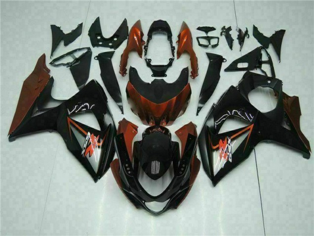 2009-2016 Brown Black Suzuki GSXR1000 Bike Fairing Kit 2009-2016 Brown Black Suzuki GSXR1000 Bike Fairing Kit