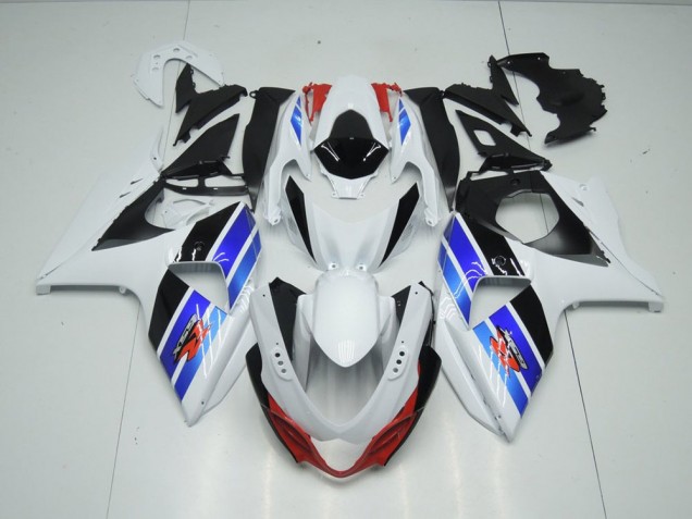 2009-2016 White Blue Black Suzuki GSXR 1000 K9 Bike Fairing 2009-2016 White Blue Black Suzuki GSXR 1000 K9 Bike Fairing
